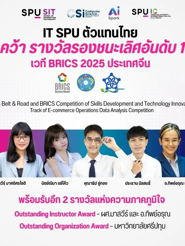 โปสเตอร์ BRICS E-commerce Operations Data Analysis Competition 2025